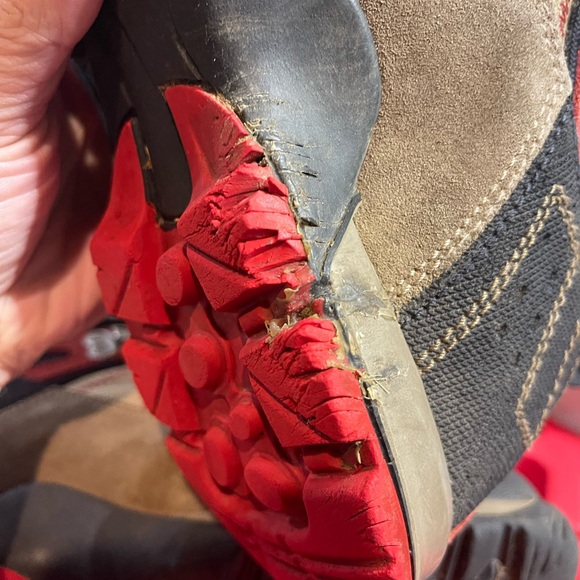 Asolo Furtive GTX Wide Boots - Tan and Black with Red Accents - Picture 4 of 5